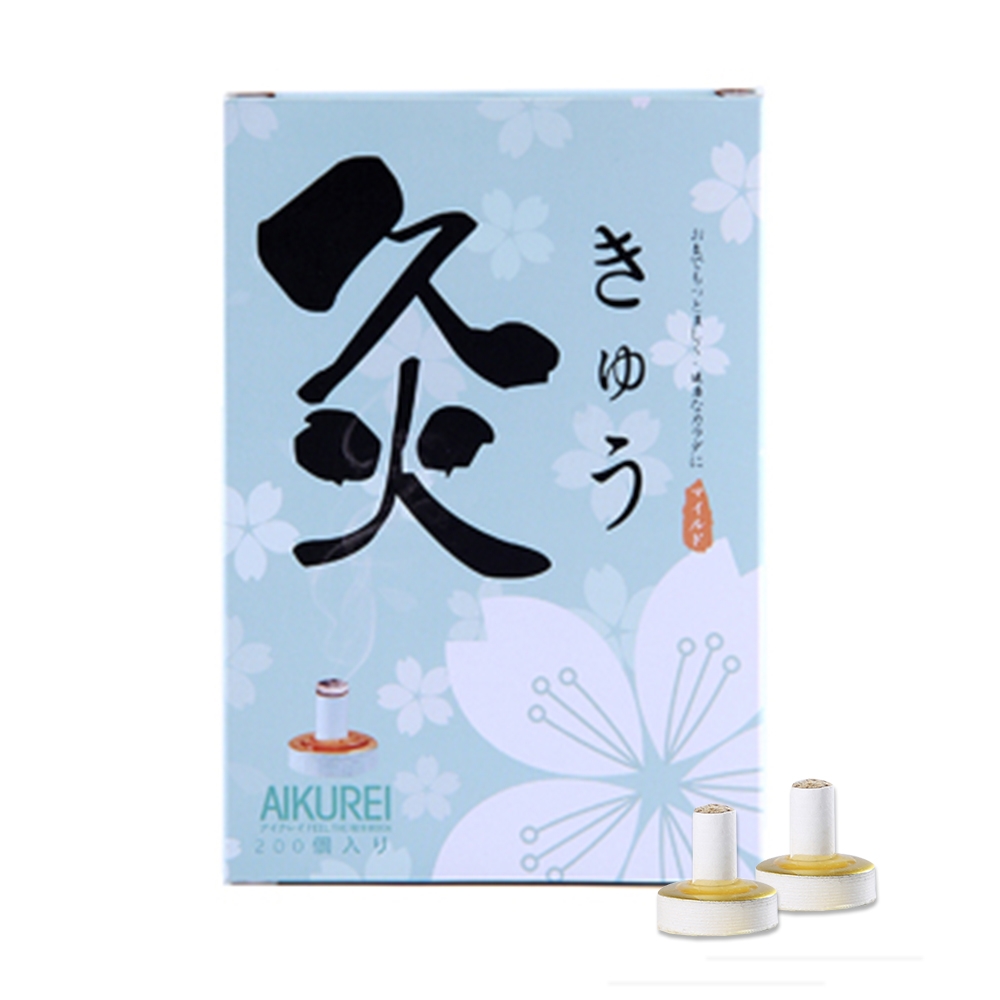 AIKUREI Mini Moxa Plasters Stick on Moxa Cones Moxibustion