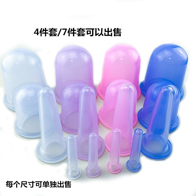 Beauty salon acupuncture point silicone cupping