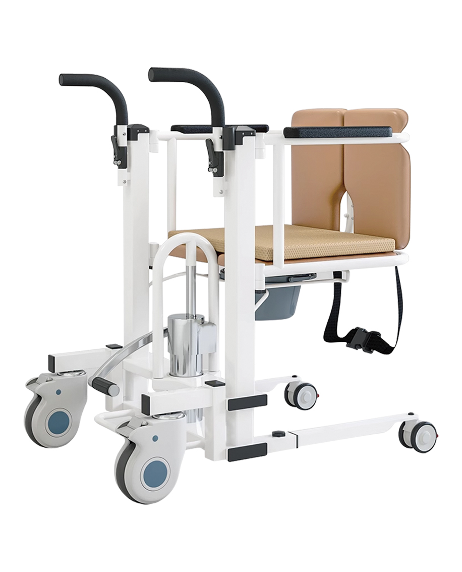 功能老年人移位机瘫痪老人护理升降坐便椅残疾人液压款